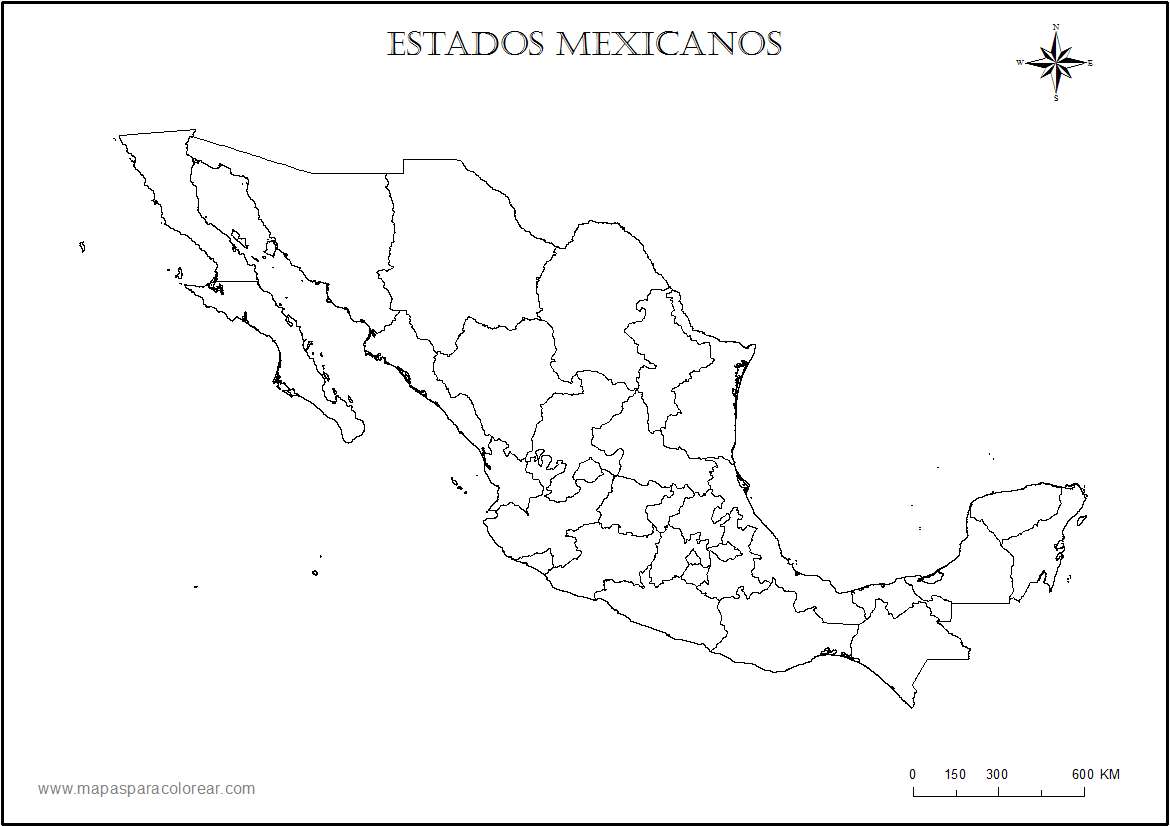MAPA MEKSYKU puzzle online