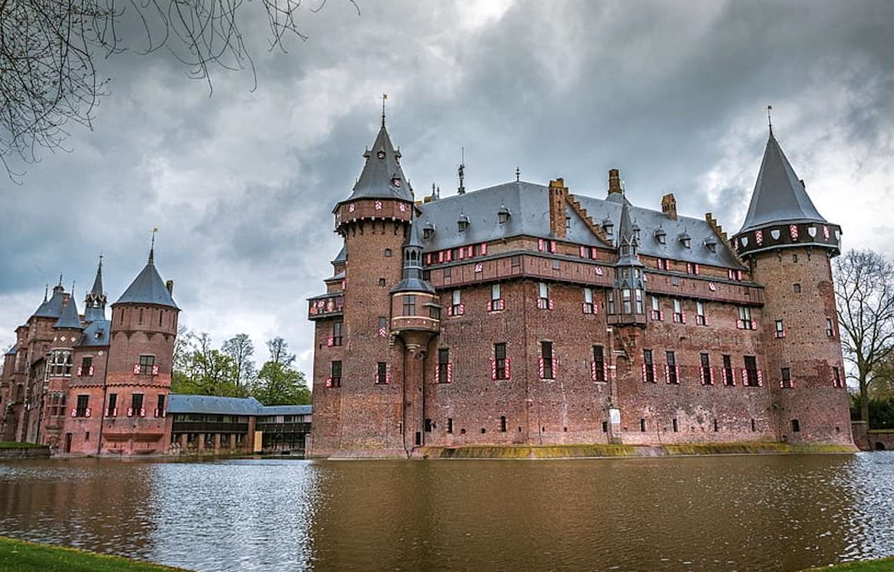 Holandia-Największy Zamek De Haar w Holandii puzzle online