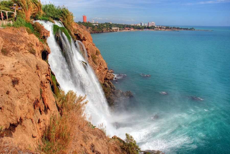 Wodospady Düden w prowincji Antalya puzzle online