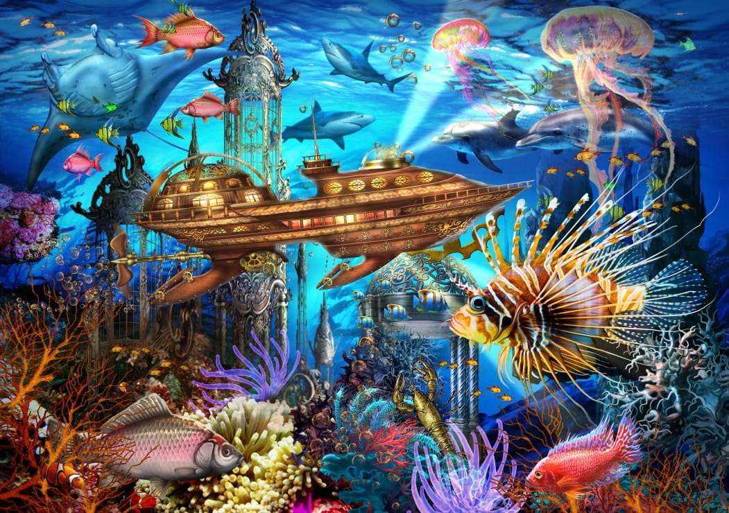 Podwodne królestwo puzzle online