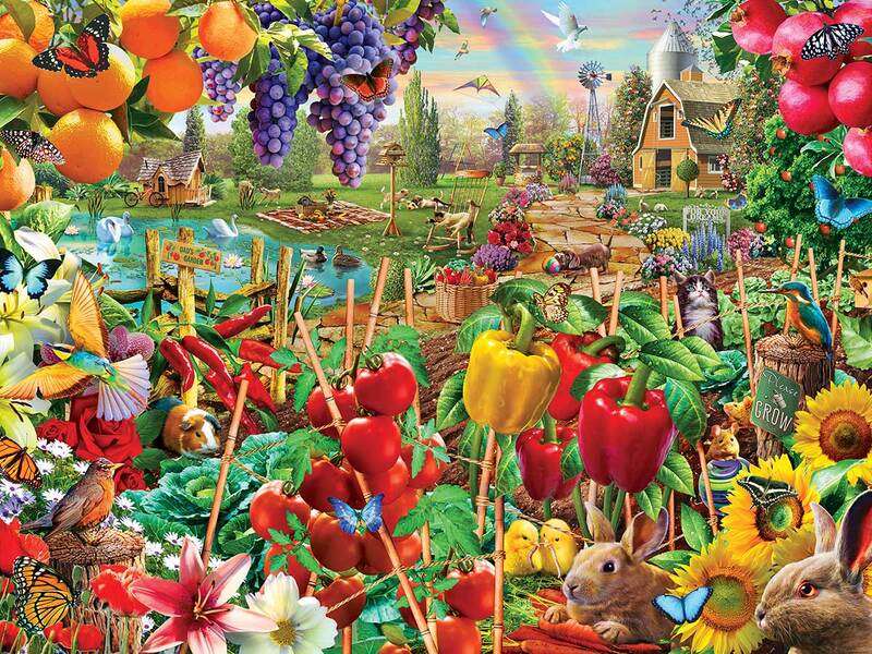 Zbiory owoców i warzyw puzzle online