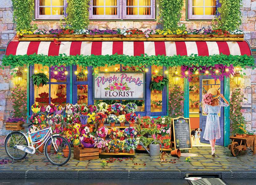 miejska kwiaciarnia puzzle online