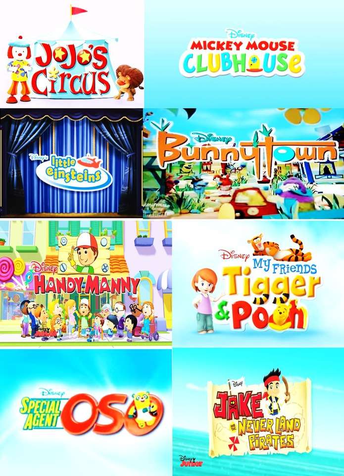 8 wstępów Disney Junior puzzle online