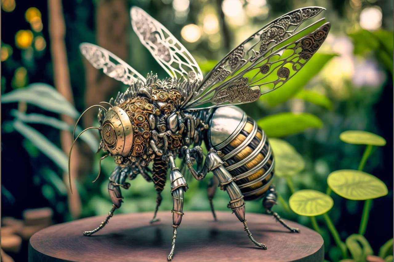 parowa pszczoła puzzle online