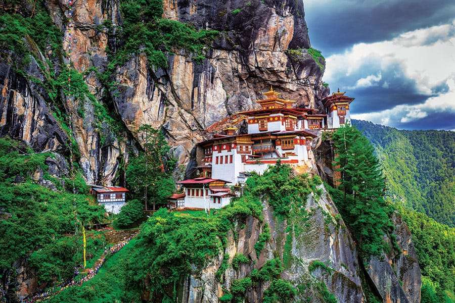Gniazdo Tygrysa, nieoficjalnie symbol Bhutanu puzzle online