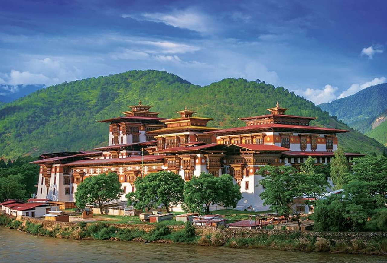 Bumthang- dzongi-buddyjskie klasztory i twierdze puzzle online