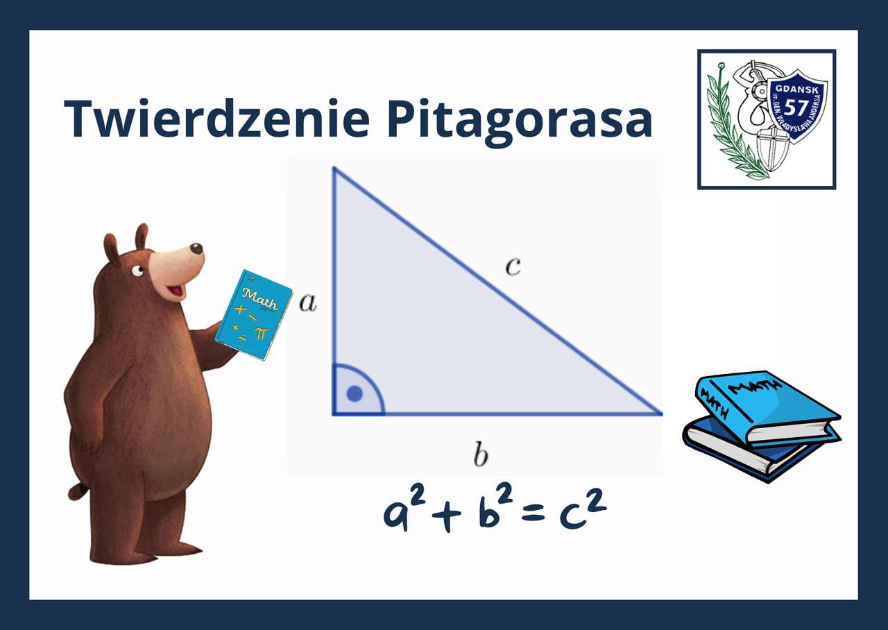 Twierdzenie Pitagorasa puzzle online