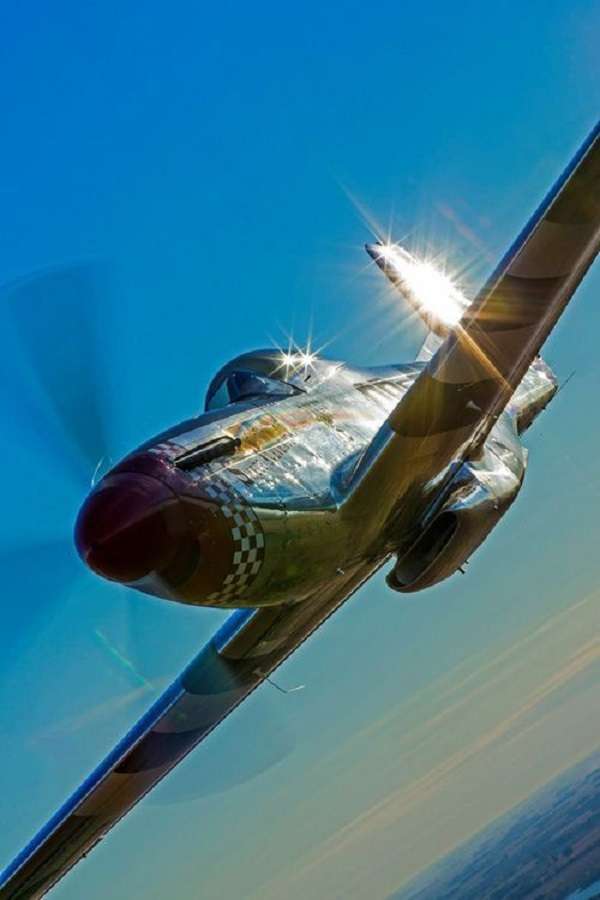 p-51 mustanga puzzle online