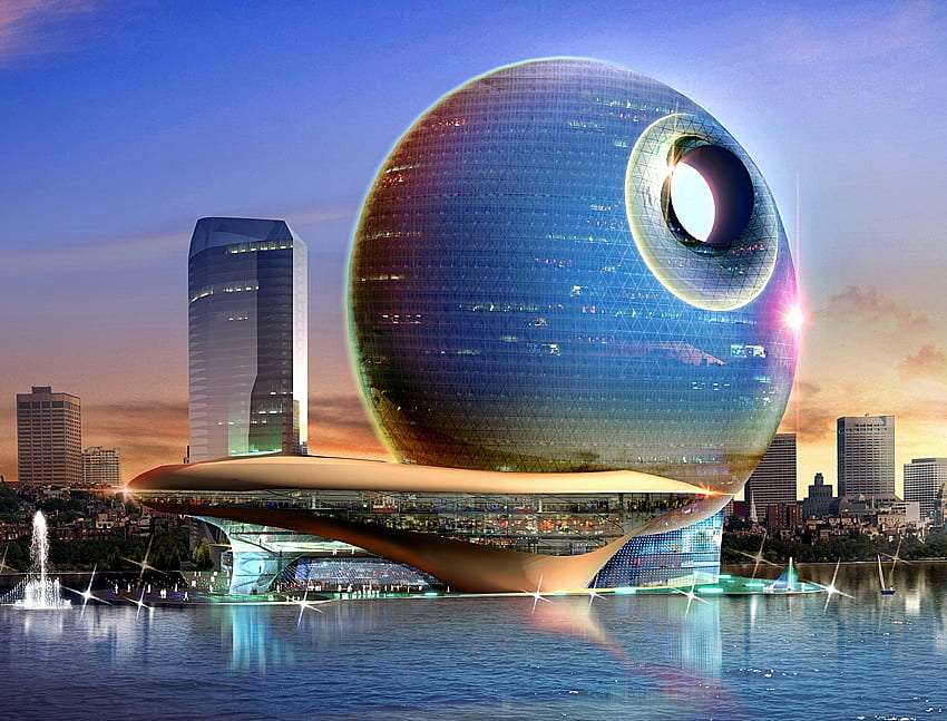 Hotel Full Moon był proponowanym budynkiem w Baku puzzle online