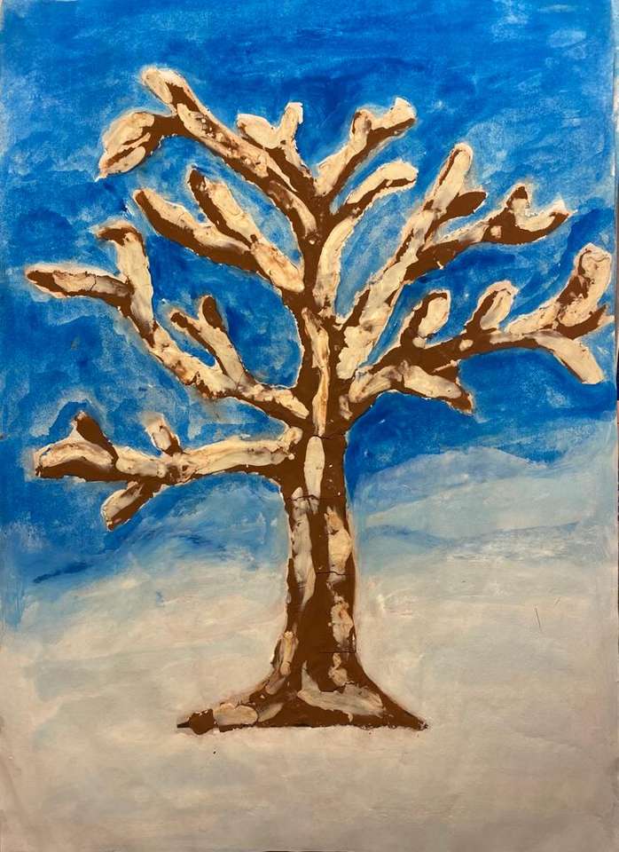 Copacul iarna puzzle online