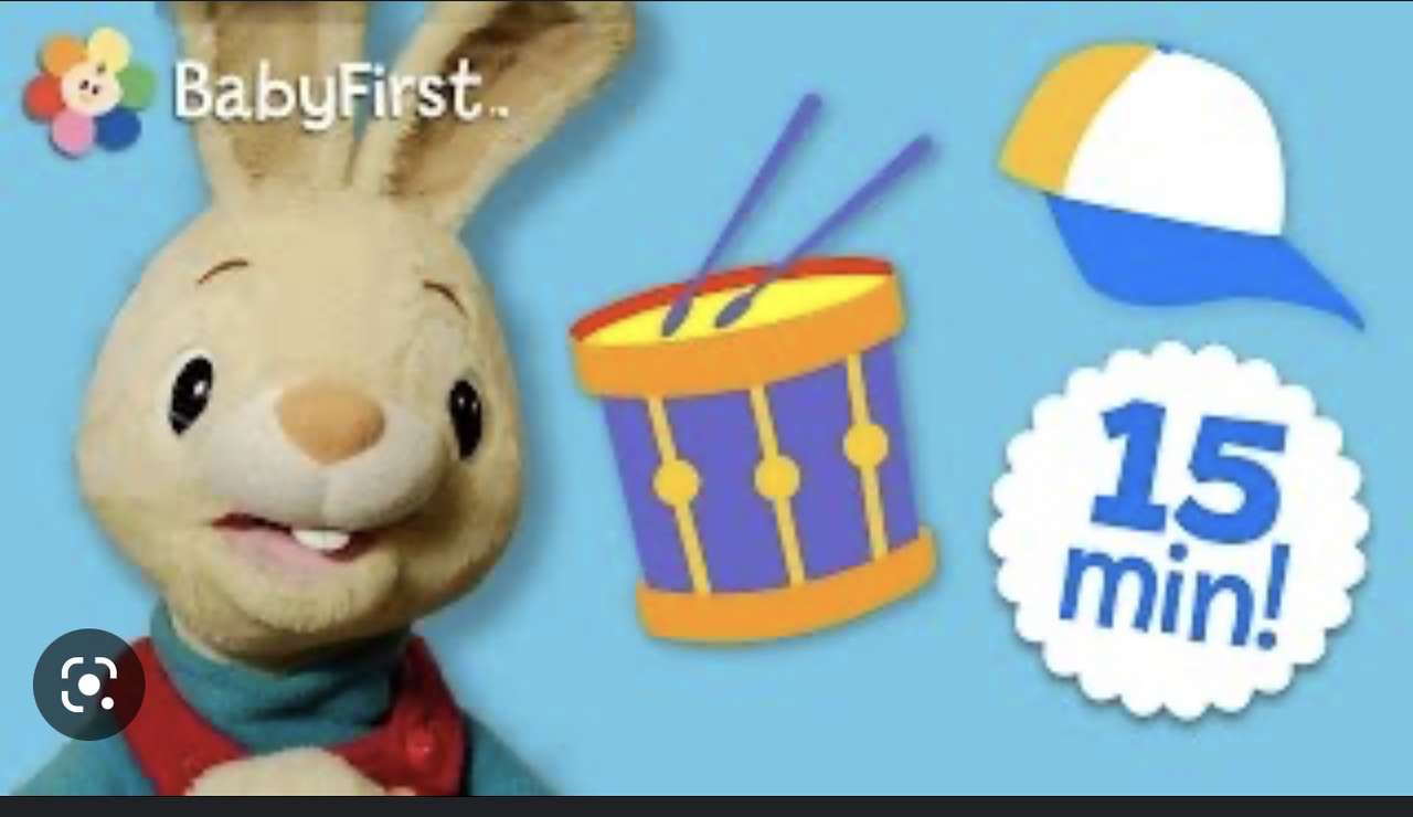 Harry the bunny bębny i kapelusz puzzle online