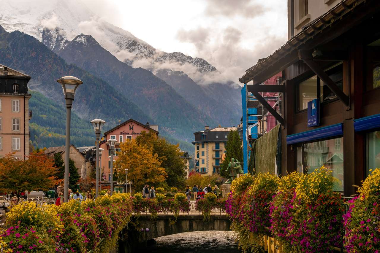 Chamonix-Mont-Blanc, Francja puzzle online