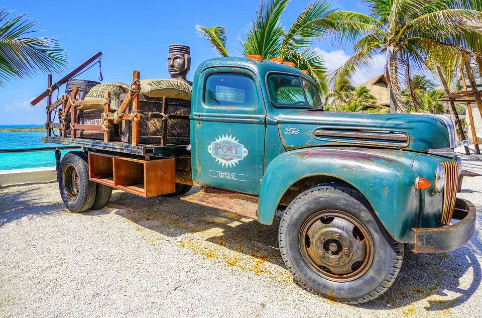 Ciężarówka z połowy XX wieku, Meksyk puzzle online