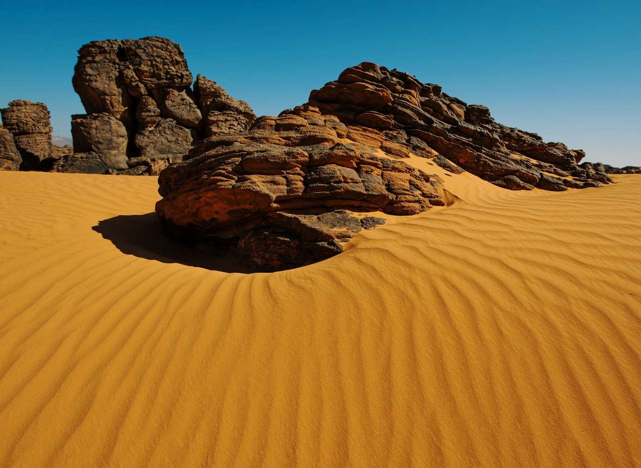 Algeria-Piękno pustynnych skał puzzle online