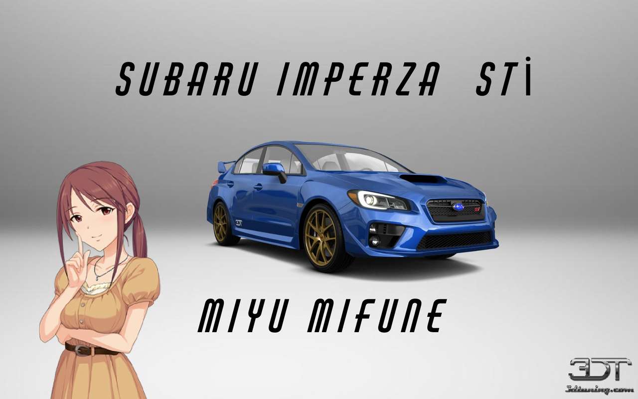 Miyu Mifune i Subaru impreza STİ puzzle online