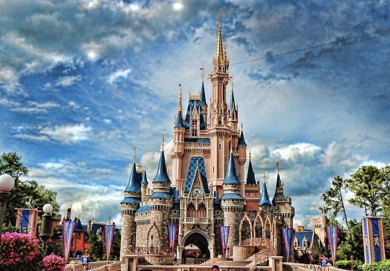 Zamek Disneya, piękno zachwyca puzzle online