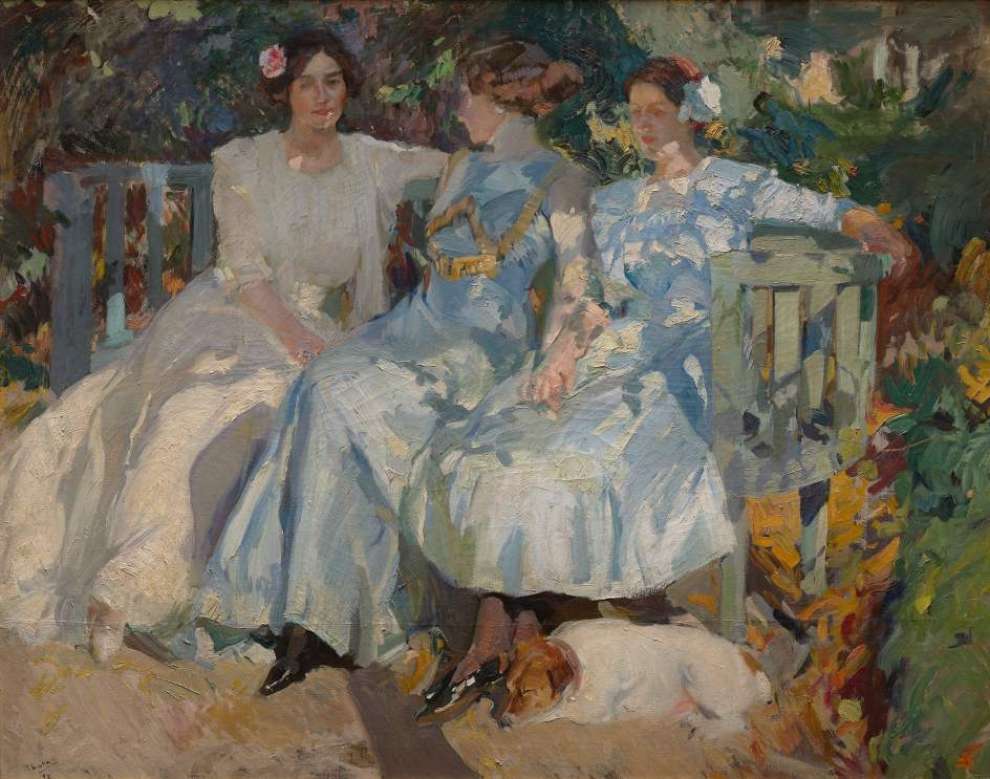 „Moja żona i moje córki”. Sorolla, 1910 puzzle online