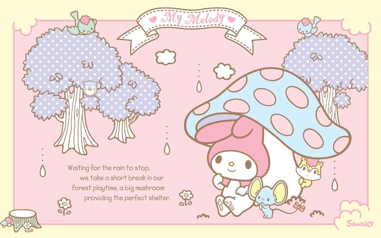 My Melody Grzyb puzzle online