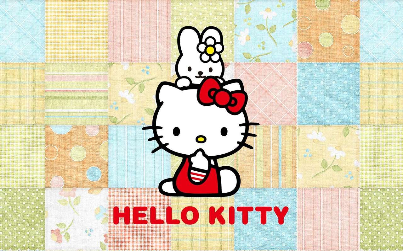 Hello Kitty Patchwork puzzle online
