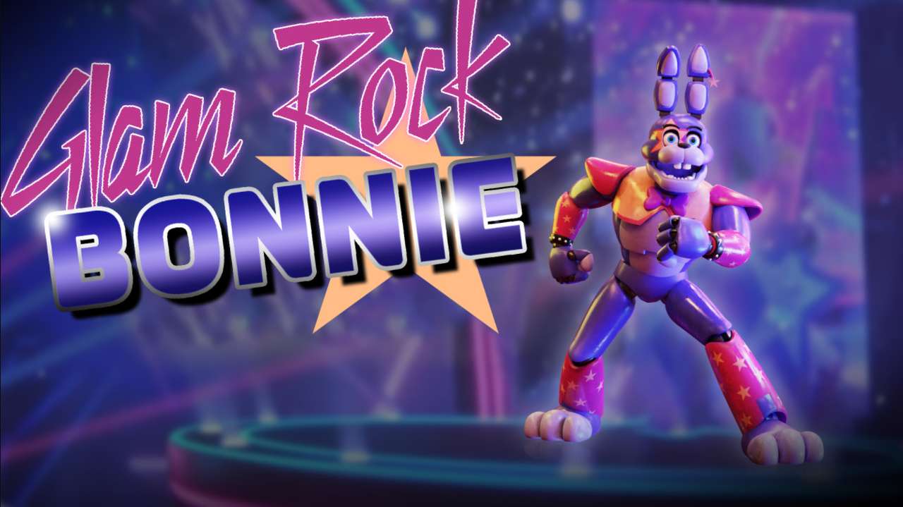 Glamrock Bonnie puzzle online