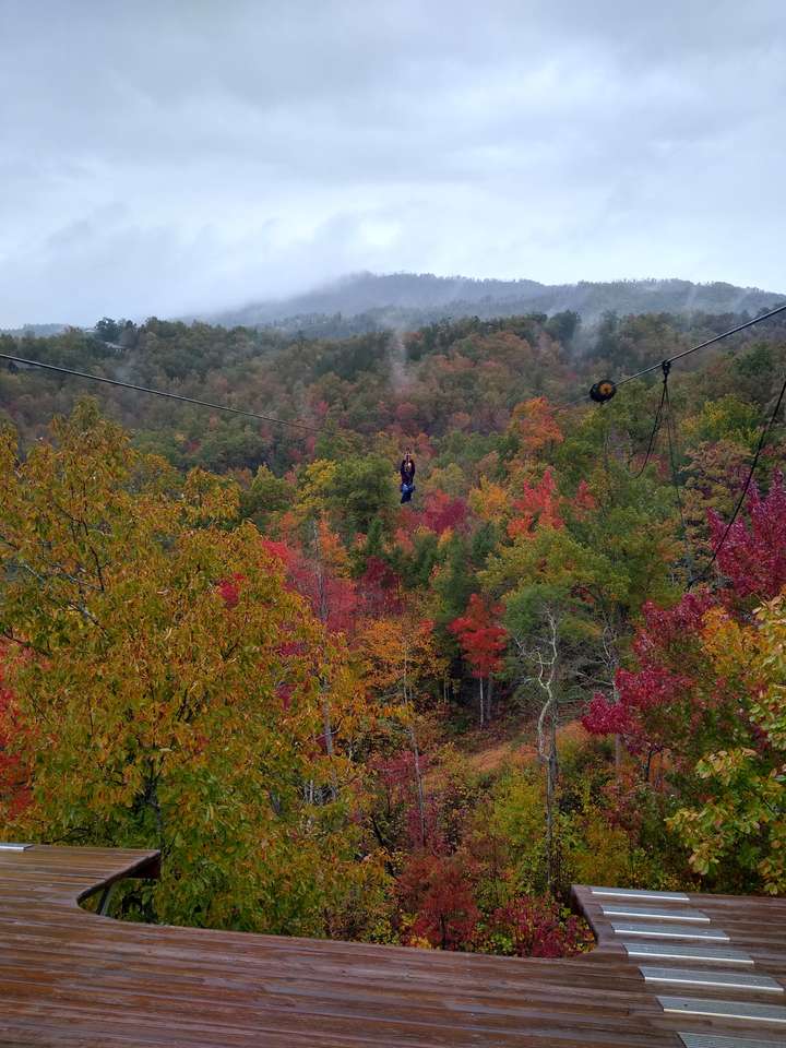 Jesień w Smoky Mountains puzzle online