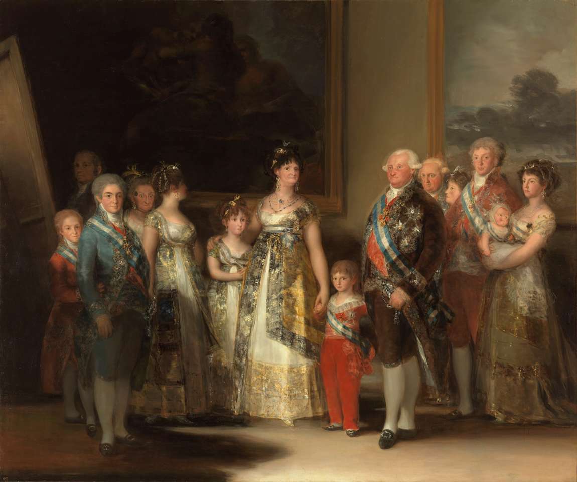 Karol IV i jego rodzina puzzle online