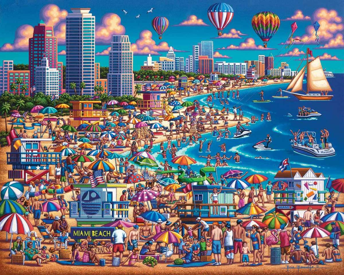 Miami Beach na Florydzie puzzle online