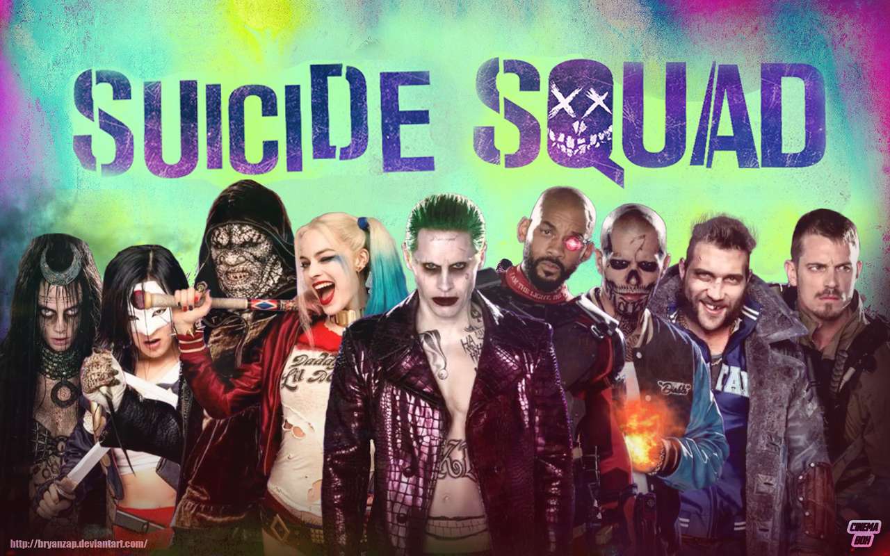 Legion samobójców Suicide squad puzzle online