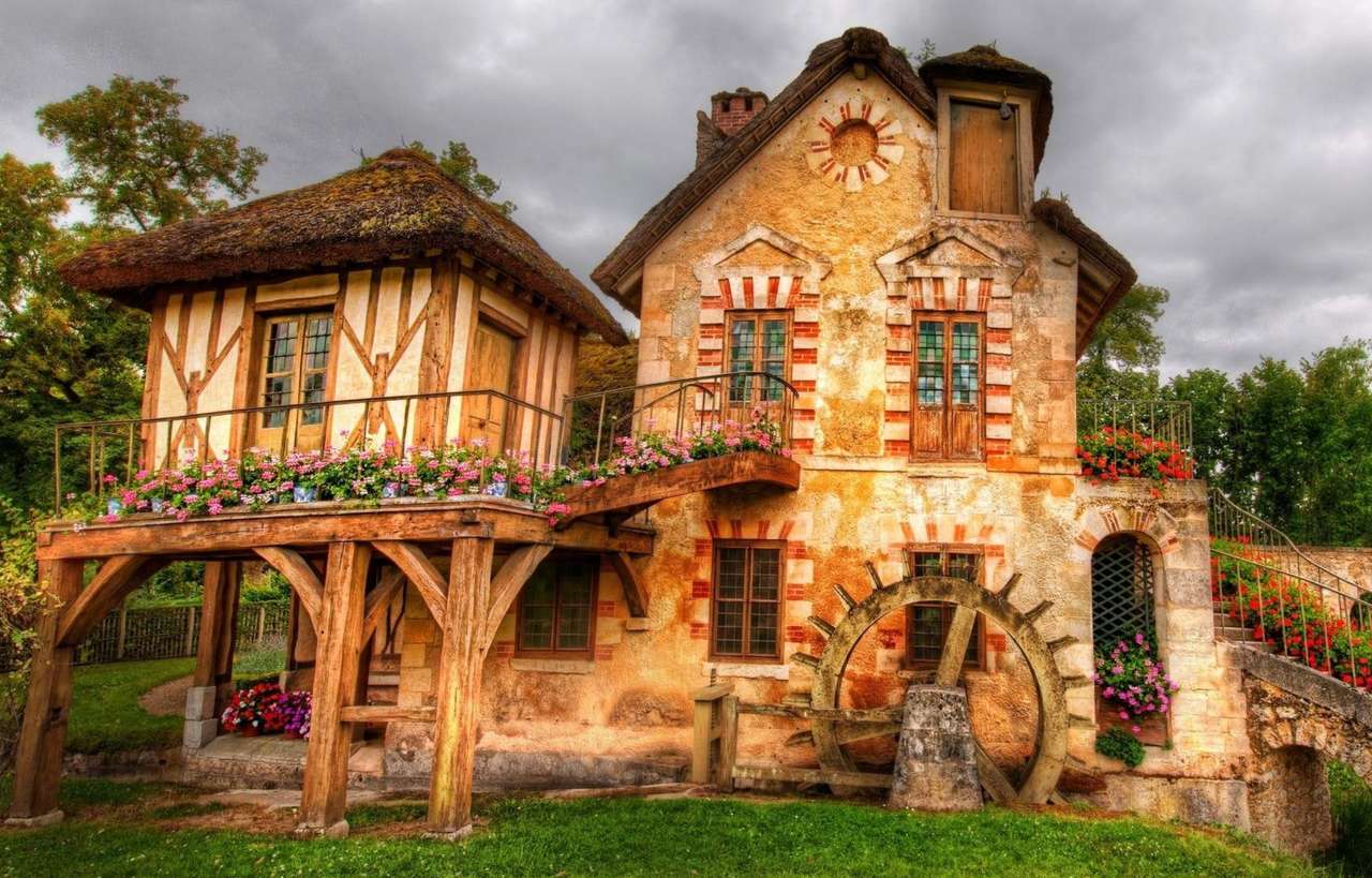 Wiktoriański piękny stary dom puzzle online
