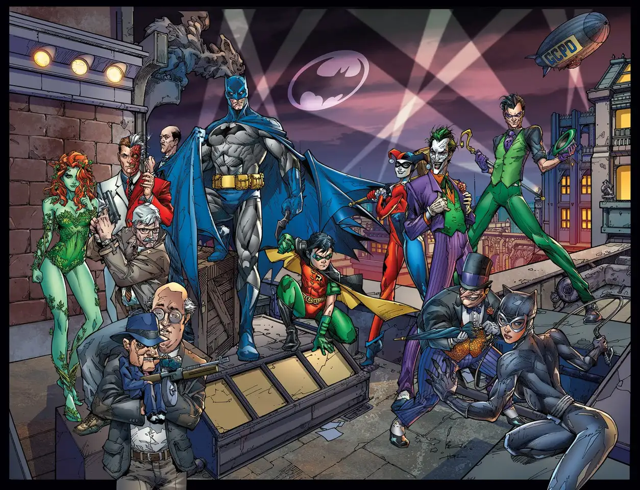 Familia de Batman y Robin de Gotham - Puzzle Factory