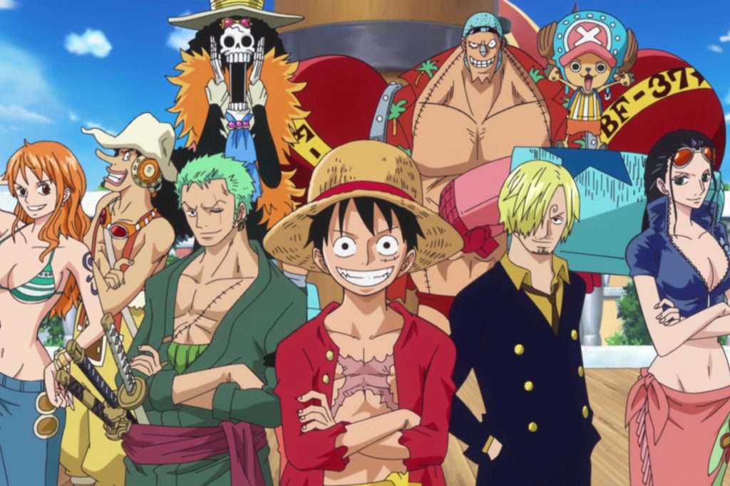One Piece crew puzzle online