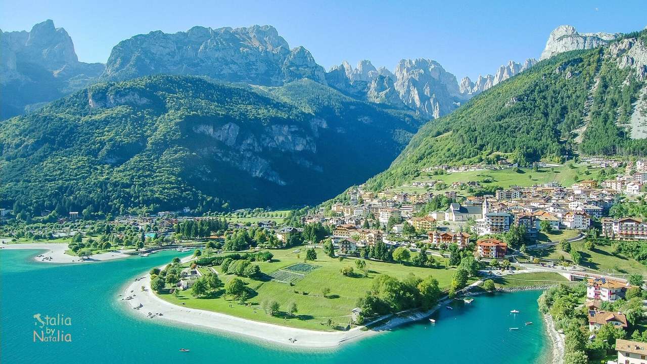 Auronzo, Dolomity Alpy, Włochy puzzle online