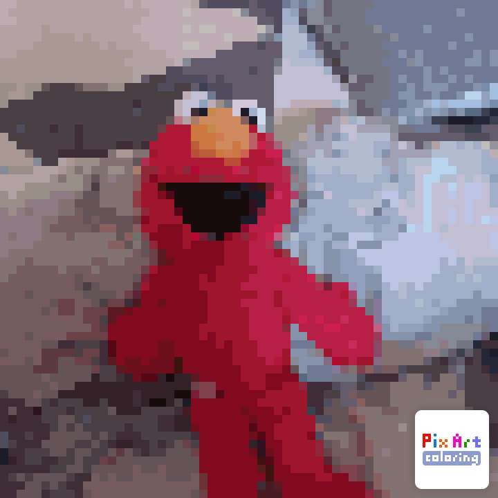 Elmo jest pluszakiem puzzle online