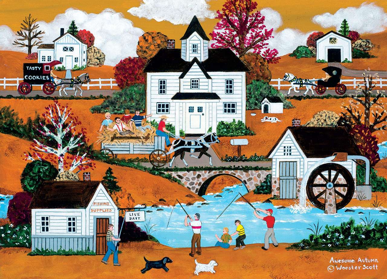 niesamowita jesień puzzle online