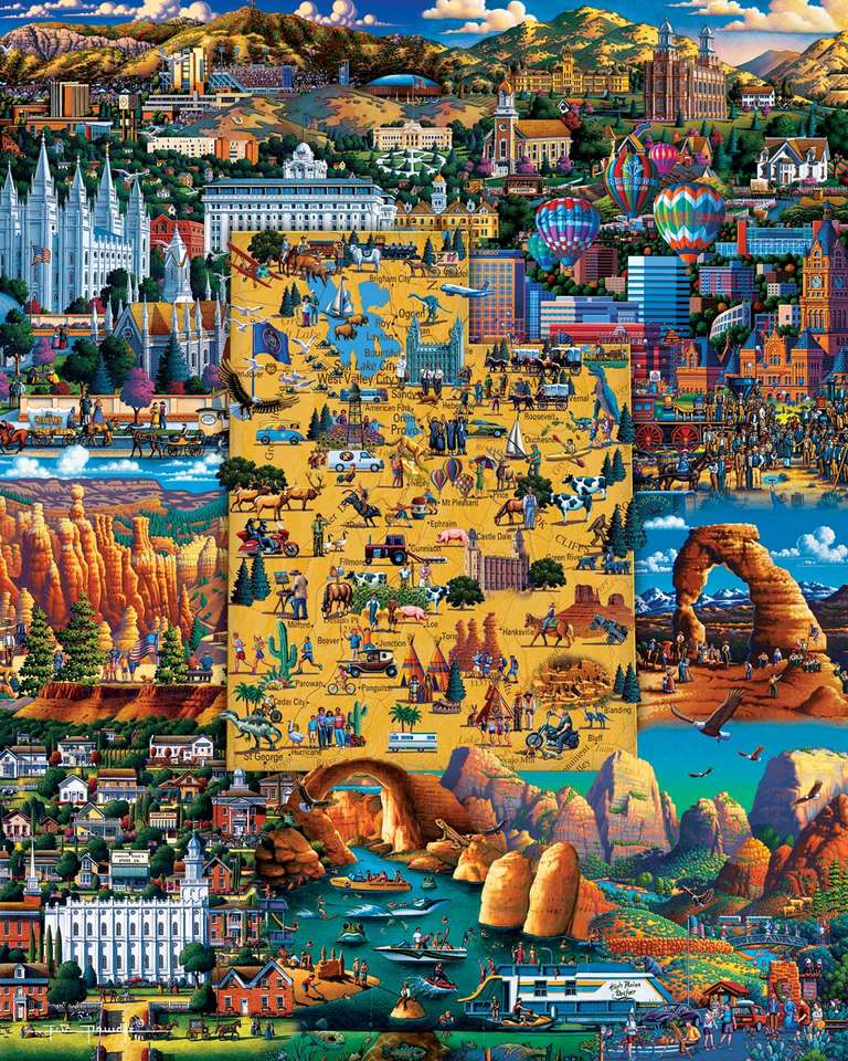 Najlepsze ze stanu Utah puzzle online
