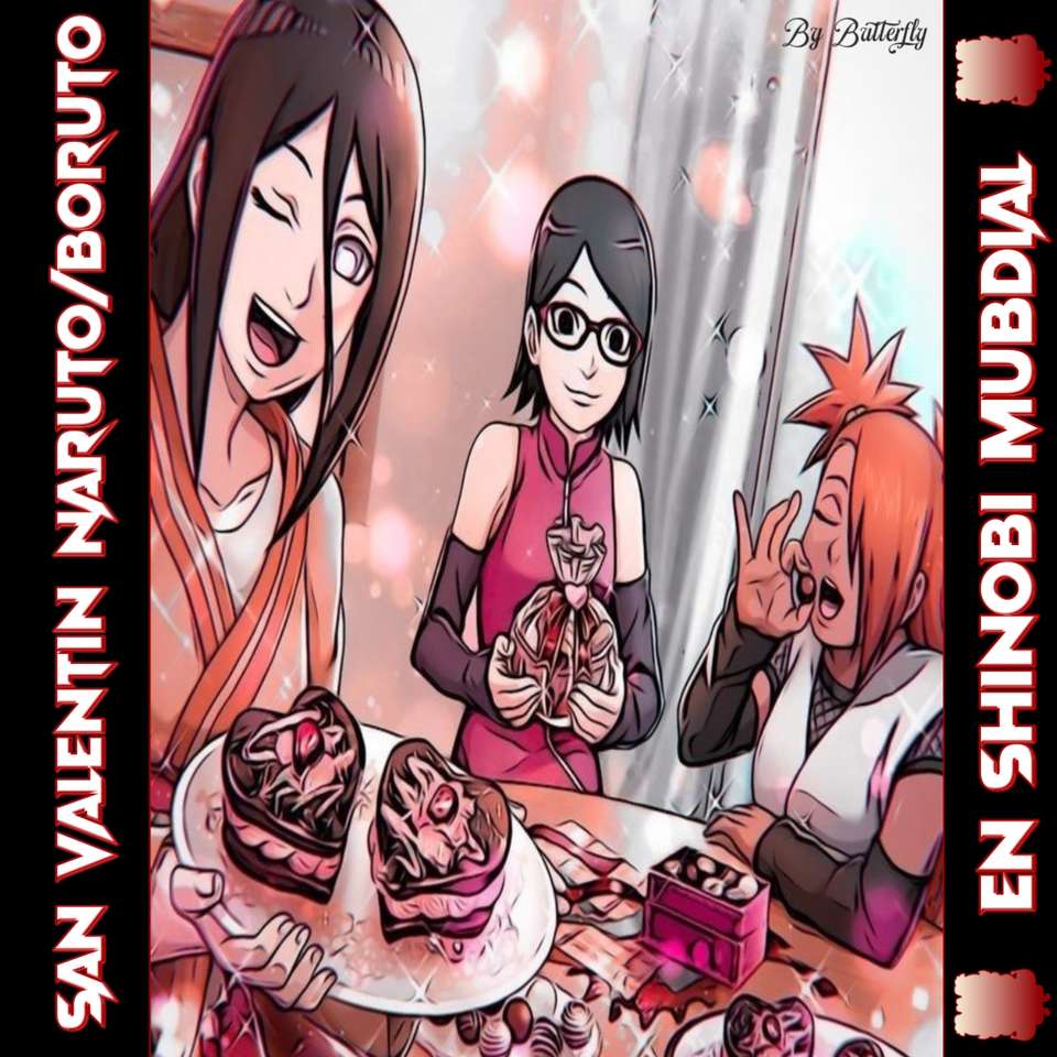 Walentynki Świat Naruto/Boruto Shinobi puzzle online