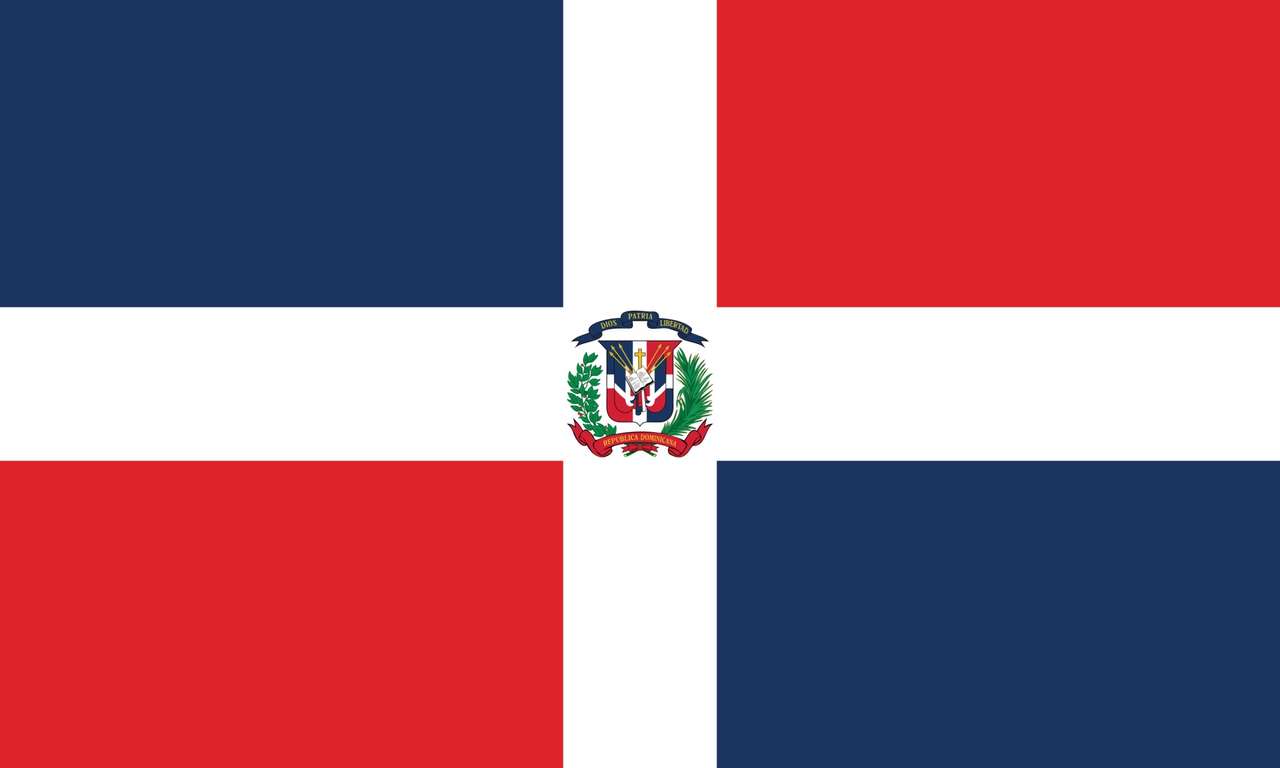 Flaga Dominikany puzzle online