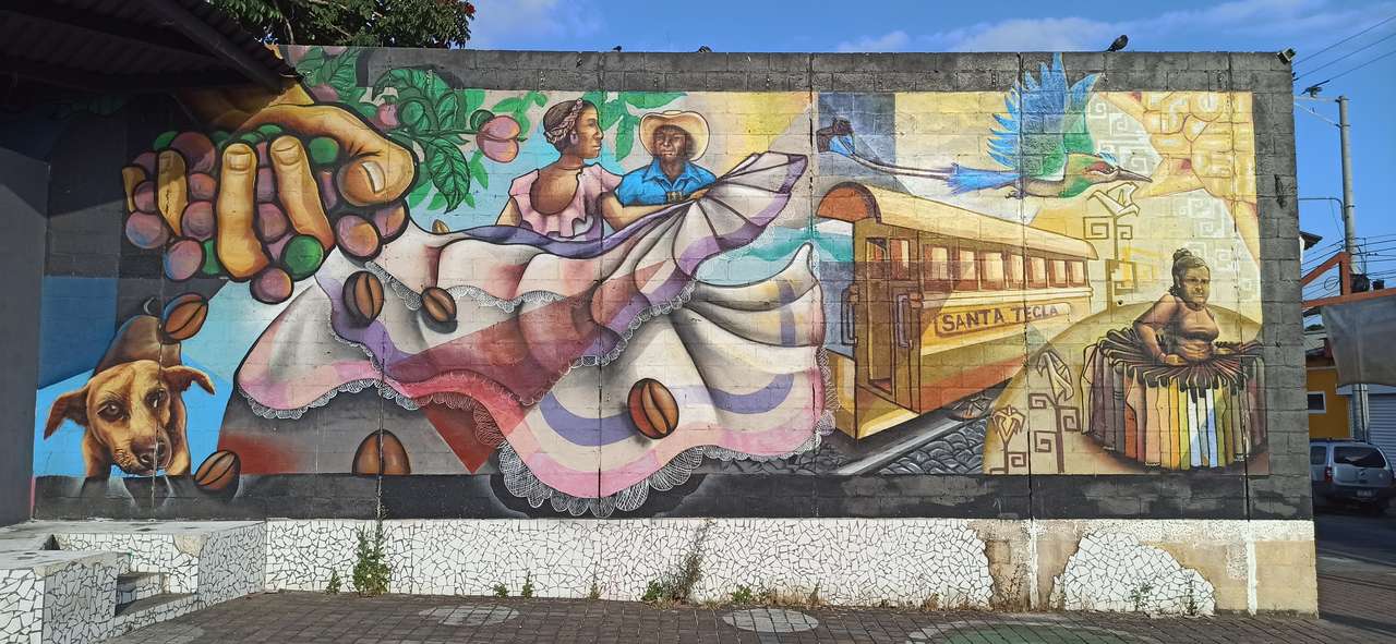 Street art, Santa Tecla, El Salvado puzzle online