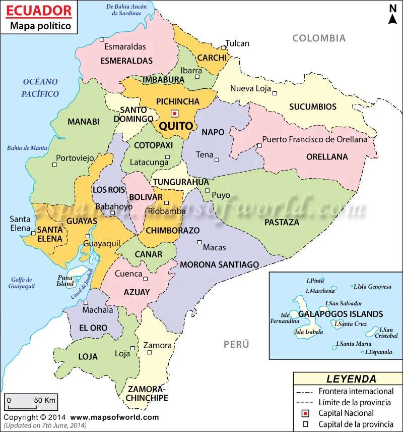 Ekwador puzzle online