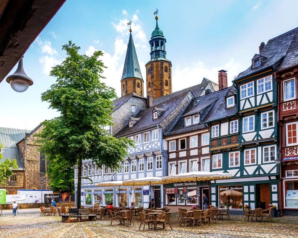 Stare miasto w niemieckim mieście puzzle online