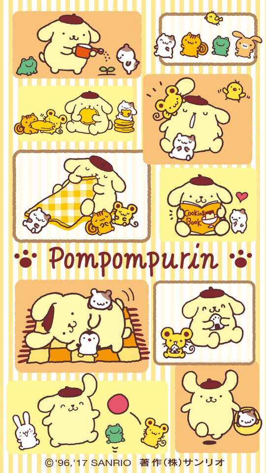 Pompompurin postaci Sanrio puzzle online