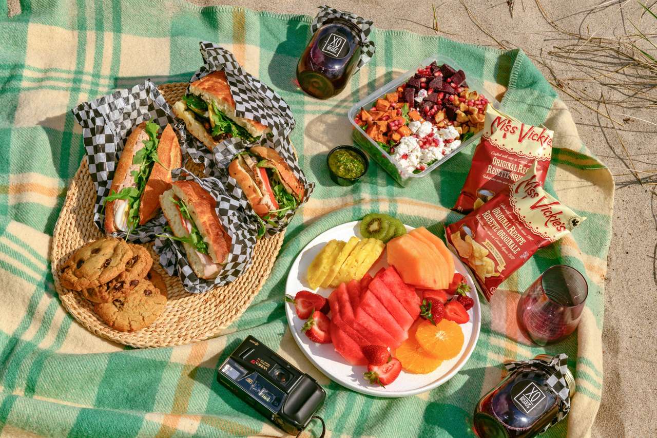Piknik na plaży puzzle online