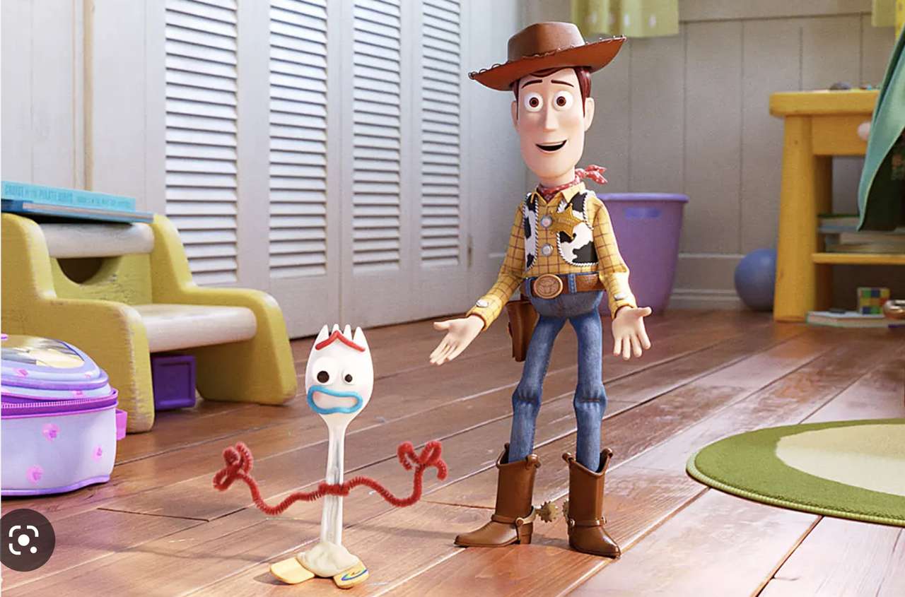 Forky i Woody Toy Story puzzle online