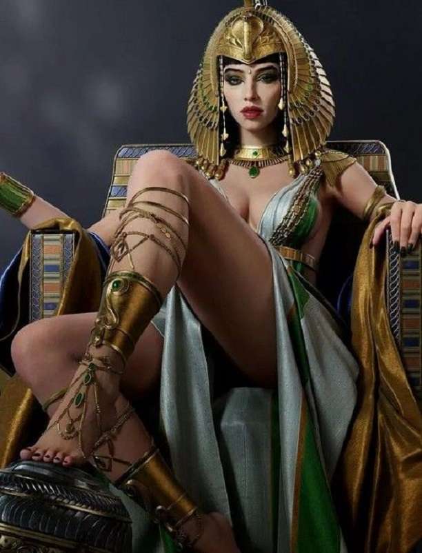 królowa egiptu puzzle online