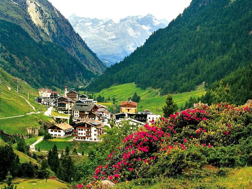 Austria-Piękne miejsce na wakacje puzzle online