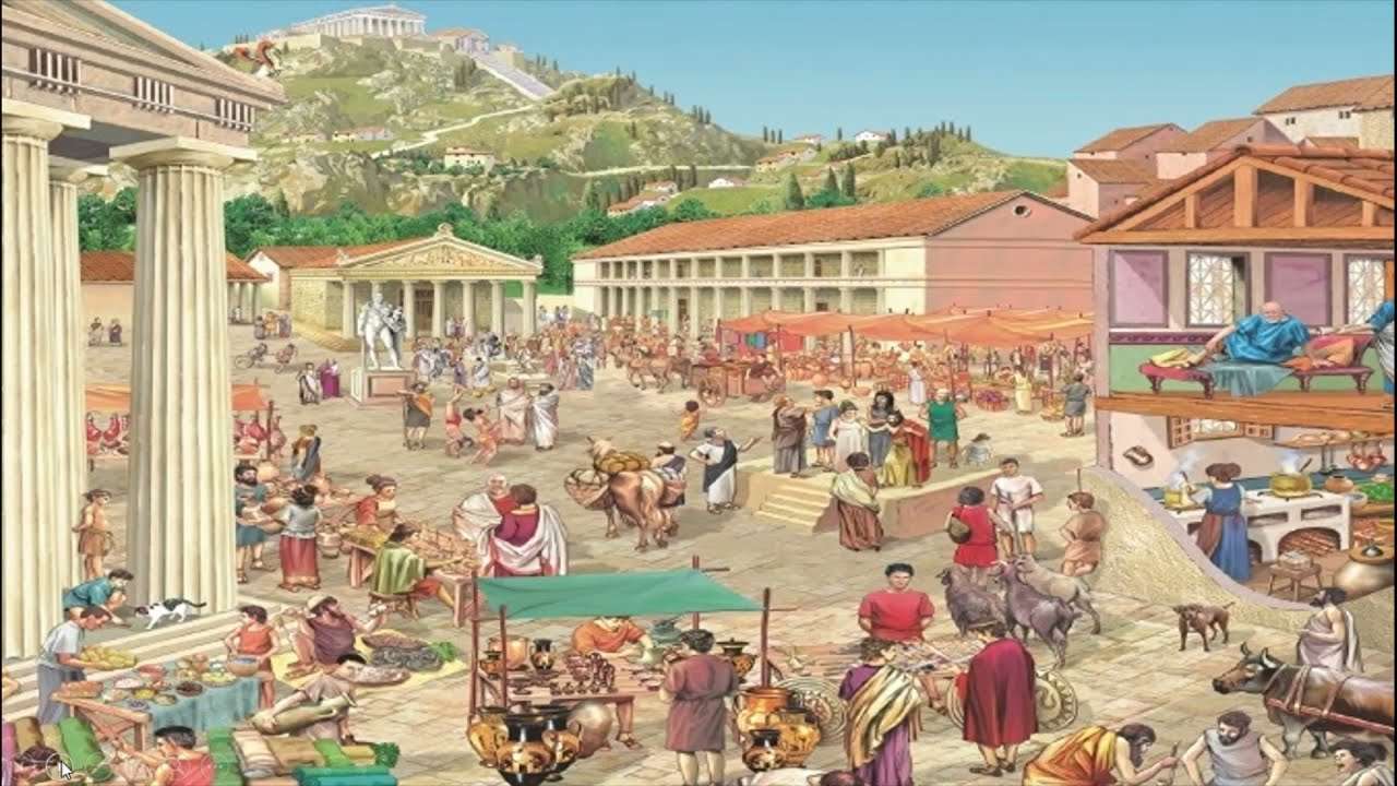 grecka agora puzzle online