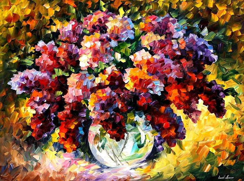 Wiosna ręką malarza malowana puzzle online