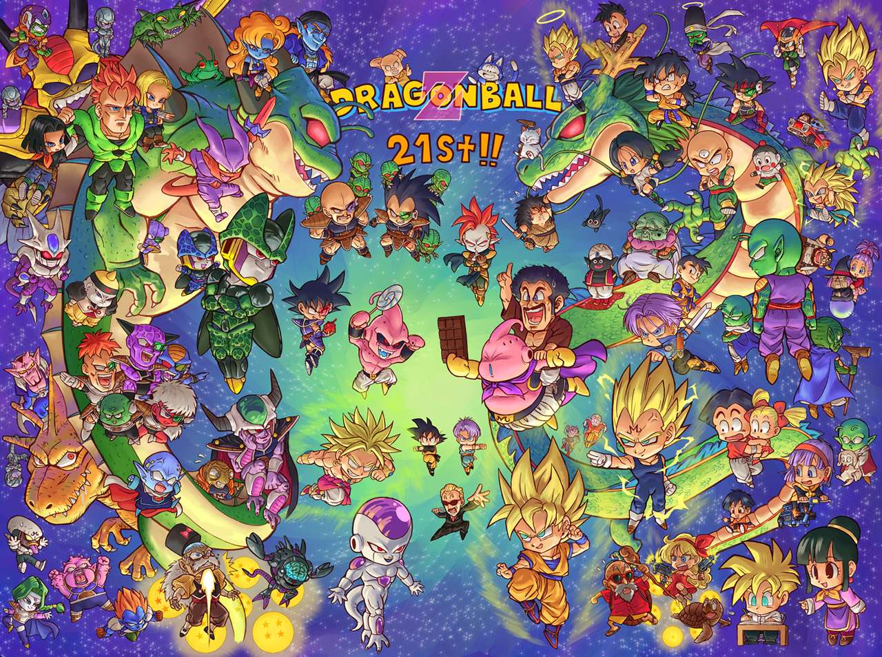 Dragon Ball Z. puzzle online