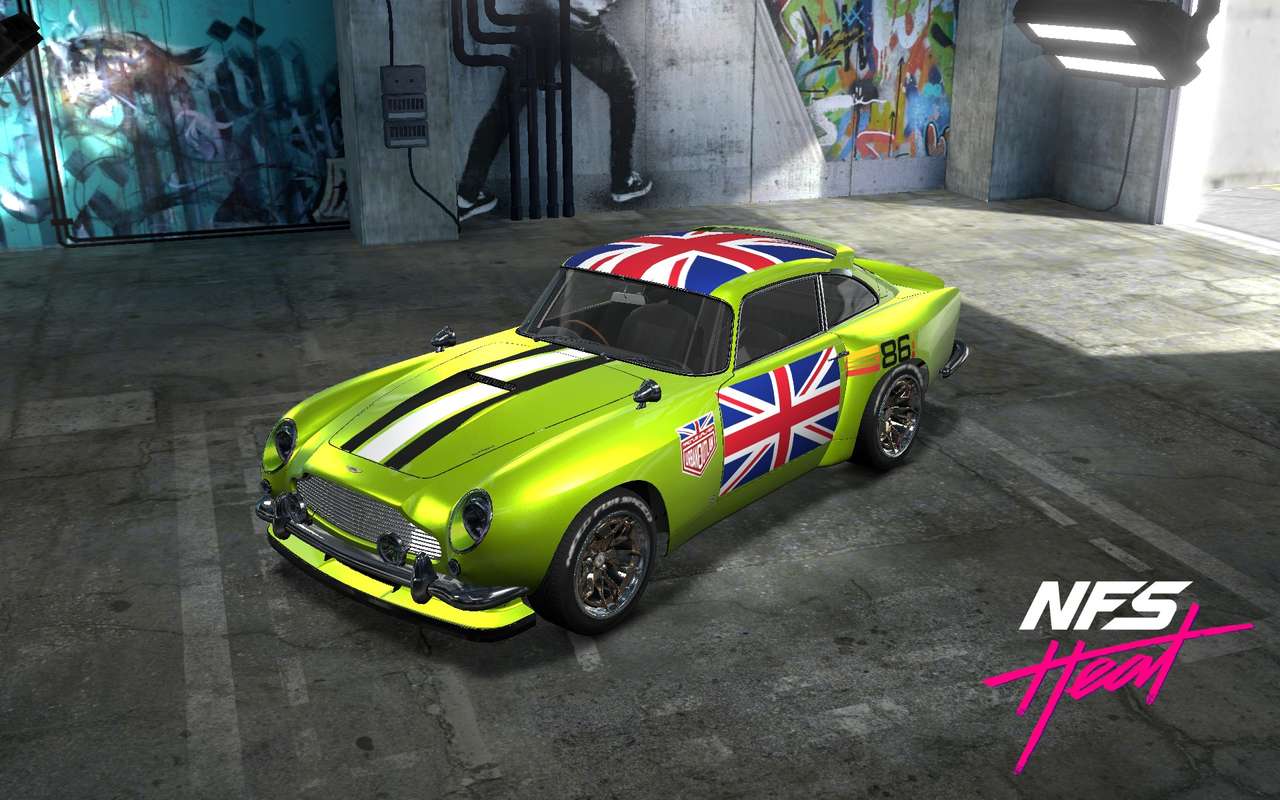 Need for speed heat Aston Martin DB5 puzzle online