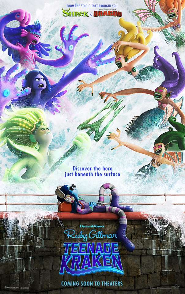 Ruby Gillman: plakat filmu Nastoletni Kraken puzzle online